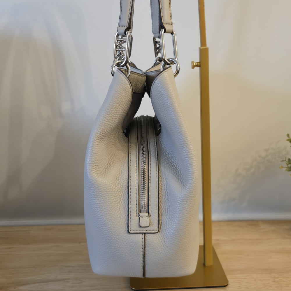 Michael Kors Kensington Large Leather Tote – Cream - Picture 6 of 10